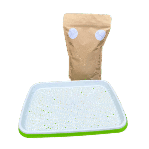 Kiemgraan 1 KG inclusief bak