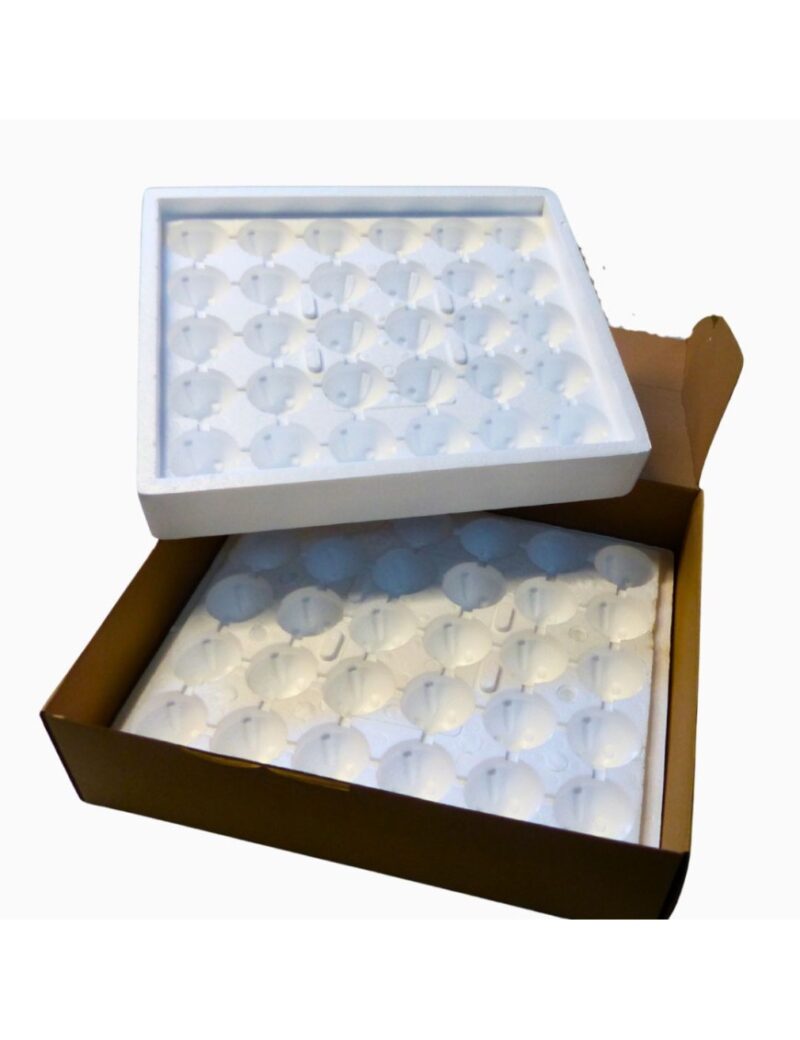 Verzenddoos voor 30 broedeieren