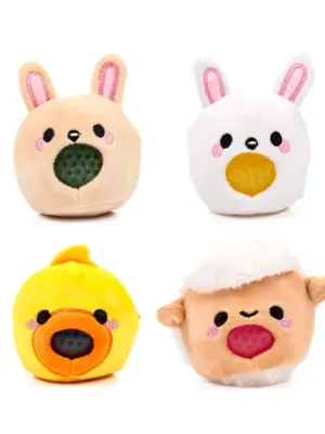 Dieren squishy - konijn/eend/lammetje
